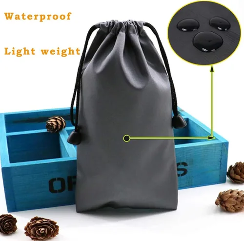Vista 2 de Paquete de 2 bolsas de almacenamiento para teléfono celular, funda de microfibra suave para gafas, bolsa impermeable para gafas de sol, funda