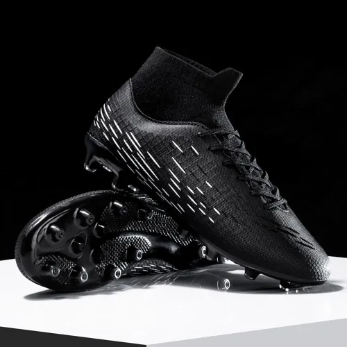 Vista 3 de Tacos de fútbol para hombre, ligeros, de alto rendimiento, para interiores y exteriores, para césped profesional, para entrenamiento de picos
