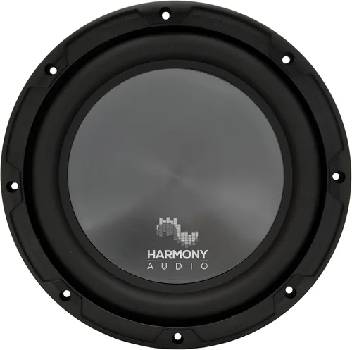Vista 7 de Harmony Audio Compatible con Dodge Ram Quad o Crew Truck Harmony Bundle 2002-2018 R104 Dual 10" Rhino Coated Subbox y HA-A400.1