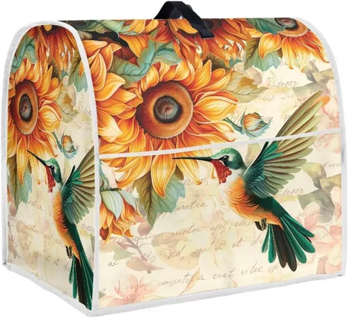Vista 33 de Fundas de ayuda de cocina para batidora de pie de 4.5 a 5 cuartos de galón, lavables para electrodomésticos de cocina, fundas de tela para proteger