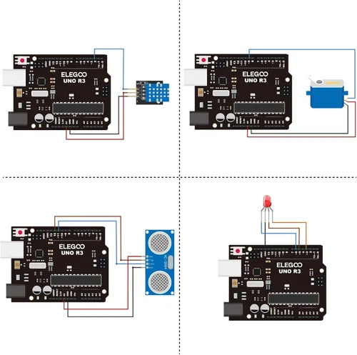 Vista 8 de Súper kit de iniciación Proyecto Uno Elegoo con tutorial para Arduino