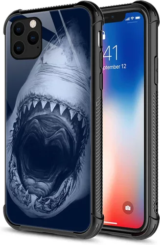 Vista 25 de CARLOCA Funda compatible con iPhone 13 Pro Max, diseño gráfico de identidad de grano de madera negra y roja, a prueba de golpes, antiarañazos