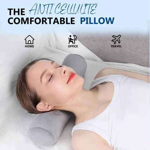 Vista 3 de Health - Almohada cervical para el cuello, cómodas y altamente resistentes, almohadas de cuello redondo para dormir, almohada de gran