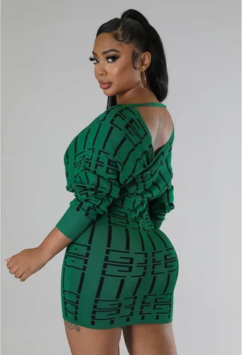 Vista 3 de kaimimei Vestido corto con cuello en V para mujer, elegante, sexy, hombros descubiertos, sin espalda, elástico, ajustado, para club, fiesta, cóctel