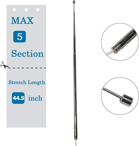 Vista 5 de Anina Reemplazo del mástil de antena de alimentación para Jaguar XJ6-XJ8-XJR-XK8 1993-2008 Mástil de antena de mercado de accesorios para recepción