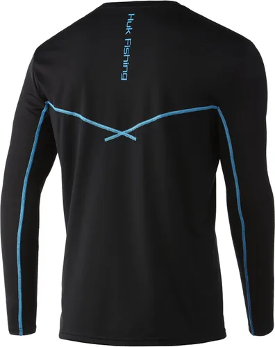 Vista 20 de HUK Icon X Camiseta de pesca de manga larga con protección solar para hombre