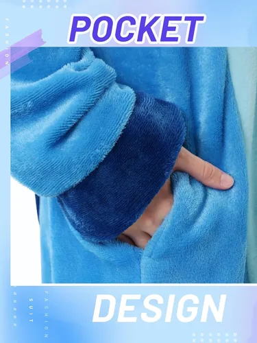 Vista 5 de QSTYLE Disfraz de animal para adultos, disfraz de Halloween, traje de cosplay de una pieza para mujeres y hombres