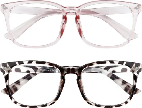 Vista 9 de Paquete de 2 lentes de luz azul para mujeres y hombres, gafas de computadora