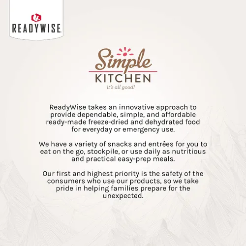 Vista 7 de Simple Kitchen - Mezcla de sopa de tomate y albahaca, 17 porciones para preparación de comidas familiares, vegetariana, sin gluten y liofilizada