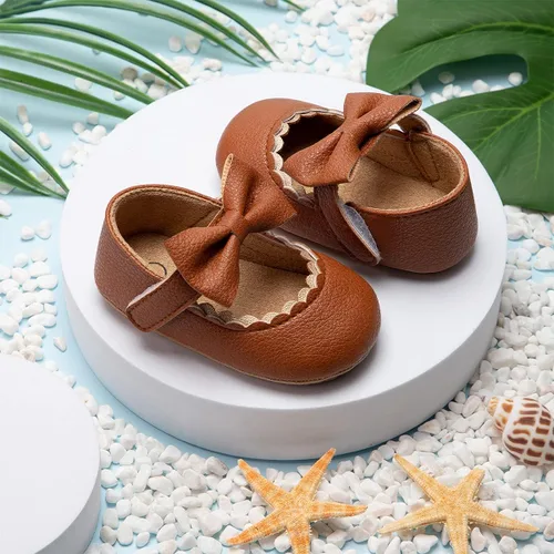 Vista 6 de HsdsBebe Mary Jane - Zapatos planos con lazo antideslizante y suela suave para niñas pequeñas, zapatos de vestir para bodas
