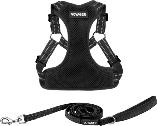 Vista 34 de [Usado] Best Pet Supplies Voyager - Arnés ajustable, transpirable, antitirones, para perros pequeños, medianos y grandes, para caminar, trotar