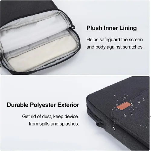 Vista 4 de Funda para tablet portátil de 12.9 pulgadas para Macbook Pro de 14.2 pulgadas/Air 13.6 pulgadas/Neo 13, Samsung Galaxy Tab S11 S10 S9 Ultra de 14.6