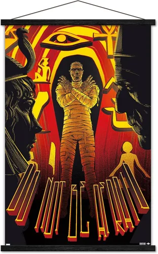 Vista 8 de Trends International Póster de pared de César Moreno con texto en inglés "The Mummy - Do Not Be Afraid by César Moreno, 14.725" x 22.375", versión