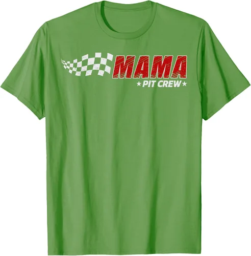 Vista 18 de Mama Pit Crew Race Car Birthday Family Matching Pit Crew Camiseta