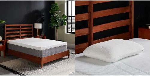 Vista 9 de Tempur-Pedic Paquete de cubrecolchón de espuma viscoelástica y almohada sinfonía Sensación suave de lujo