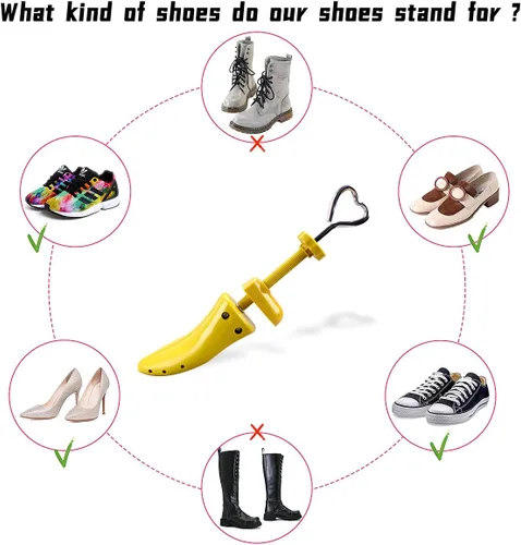 Vista 6 de Parts3A Estirador de botas para hombres y mujeres, para estirar la altura o el ancho, adecuado para zapatos planos y botas