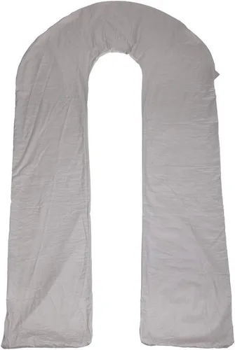 Vista 7 de Meiz Funda de almohada de embarazo, funda de almohada de embarazo refrescante en forma de U, funda de almohada de embarazo de 55 x 31 pulgadas