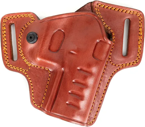 Vista 6 de Doruk Funda Beretta APX Owb Combat Master Funda de cuero hecha a mano para pistola