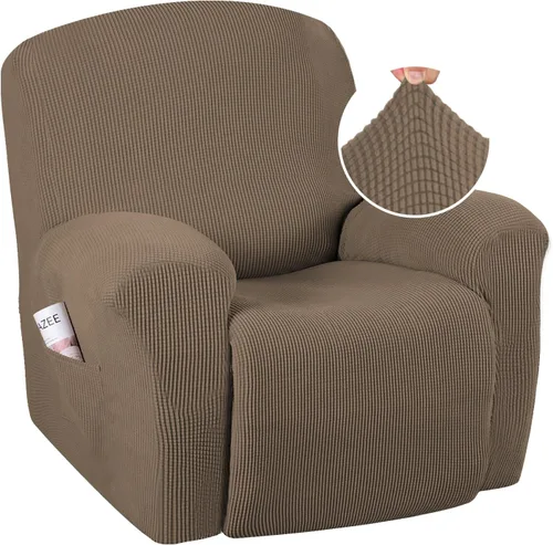 Vista 18 de H.VERSAILTEX Funda reclinable superelástica Fundas reclinables para sofá Funda reclinable para silla Forma ajustada Fundas antideslizantes