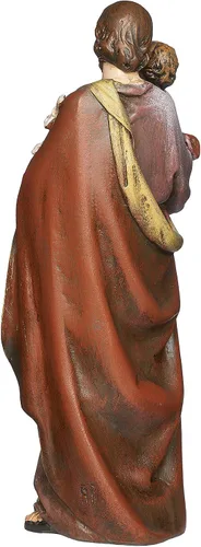 Vista 3 de Joseph's Studio por Roman St. Joseph and Child Jesus Figure, estatua de mesa religiosa de 6.25 pulgadas, colección Renacentista, decoración