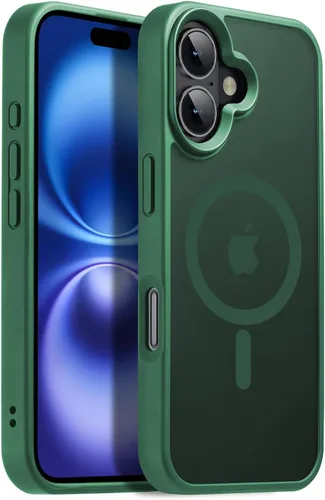 Vista 98 de Funda magnética para iPhone Air con protector de lente de cámara, protección grado militar de 10 pies, compatible con funda MagSafe Slim para iPhone