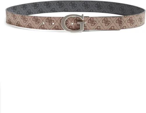 Vista 2 de GUESS Cinturón reversible con logotipo para hombre