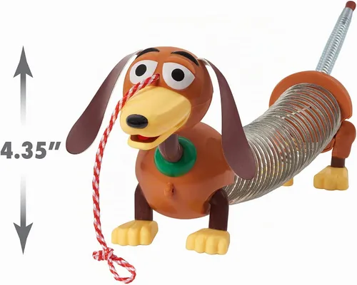 Vista 6 de Just Play - Juguete Slinky de Disney y Pixar, Toy Story, perro de juguete para niñas y niños de 3 años, juguetes para niños de 18 meses