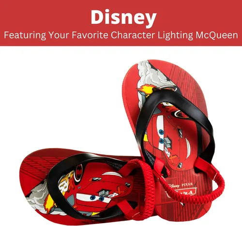 Vista 2 de Disney Sandalias de personajes para niñas y niños, zapatos de agua para niños, Minnie Mouse Mickey Moana Toy Story Elsa Frozen Cars Encanto