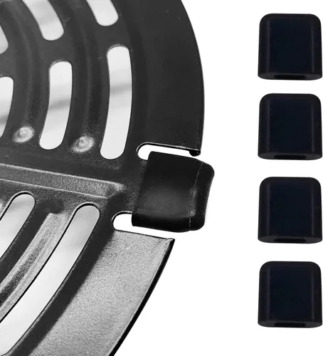 Vista 4 de ALJ Protector de bandeja para freidora de aire, paquete de 4 protectores de silicona, antideslizante, resistente a los arañazos, se adapta a 7QT