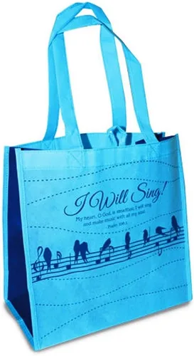 Vista 2 de Divinity Boutique Scripture - Bolsa reutilizable ecológica de 12 x 12 pulgadas
