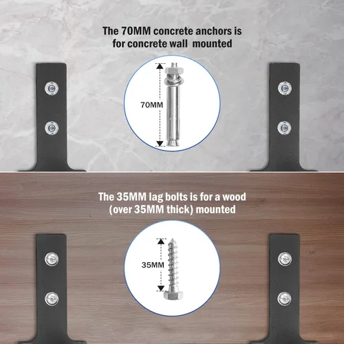Vista 8 de Wall Mount Pull Up Bar, Joist Beam Rafter Mount Pull-up Bar, Ceiling Mounted Chin Up Bar for Home Gym with Punching Bag Hanger