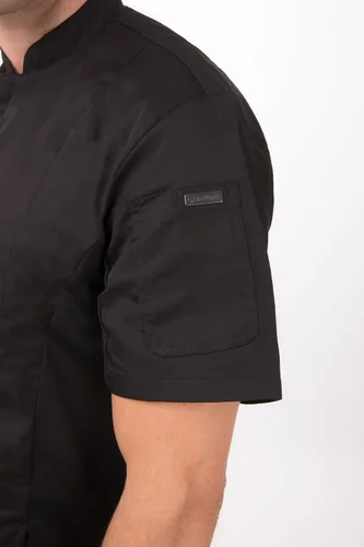 Vista 6 de Chef Works Abrigo de chef Bristol Signature Series para hombre