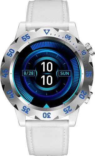 Vista 15 de KAVVO Oyster - Mini reloj inteligente Bluetooth de 1.1 pulgadas para mujer, pantalla AMOLED siempre encendida, bisel giratorio, rastreador