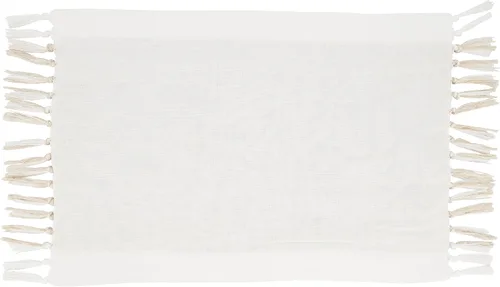 Vista 2 de SARO LIFESTYLE Bridger Collection - Manteles individuales de mesa de dos tonos (juego de 4), 14 x 20 pulgadas, natural