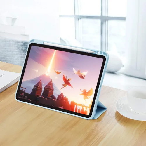 Vista 5 de Funda para iPad Pro de 11 pulgadas 4ª/3ª/2ª generación 2022/2021/2020 con soporte para lápices [compatible con la carga del segundo lápiz para iPad]