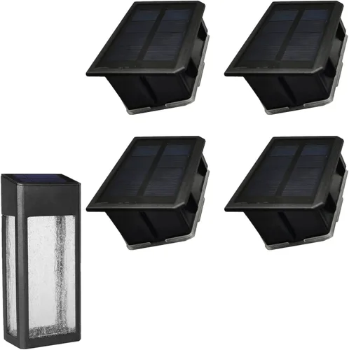 Vista 4 de GOODFOEVER Paquete de 2 luces solares de repuesto para luz de valla al aire libre y luz de pared, inserto de luz solar impermeable