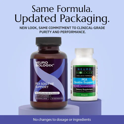 Vista 2 de Neurobiologix Apoyo calmante de guisantes para hombres y mujeres, fórmula de guisantes y resveratrol para comodidad, movilidad, salud nerviosa