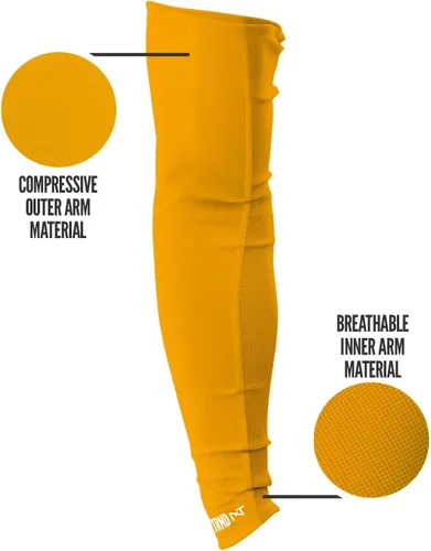 Vista 9 de Nxtrnd Air-TEK - Mangas de compresión para hombre, par de fútbol transpirable