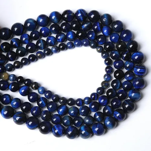 Vista 244 de 100 cuentas de piedra multicolor natural de 0.236 pulgadas (0.236 in), cuentas espaciadoras sueltas redondas para hacer pulseras, collares, aretes