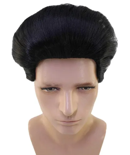 Vista 5 de HalloweenPartyOnline Peluca Kim Jong-un Pelucas negras de celebridades