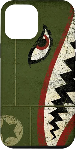 Vista 26 de WWII P-40 Fighter Plane Shark Mouth Warbird Nose Art Case for iPhone 17