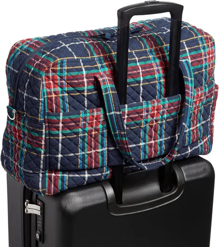 Vista 5 de Vera Bradley Bolsa de viaje Weekender de algodón para mujer