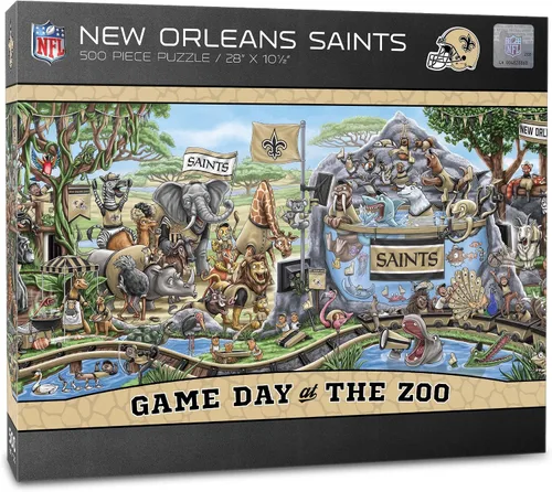 Vista 9 de YouTheFan - Rompecabezas NFL Game Day at The Zoo, 500 piezas