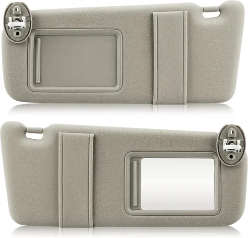 Vista 11 de Visera solar con luz para Toyota Venza 2009-2016 con techo corredizo, reemplazo de visera solar beige del lado izquierdo del conductor 74320-0T021-A1