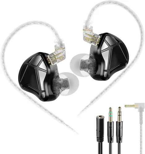 Vista 9 de KZ Axas - Auriculares USB-C para juegos con micrófono, FPS IEM, 4 modos DSP Negro