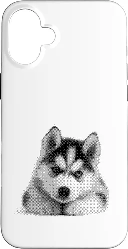 Vista 22 de Cute Siberian Husky for Dog Mom and Paw Parents Case for iPhone 16