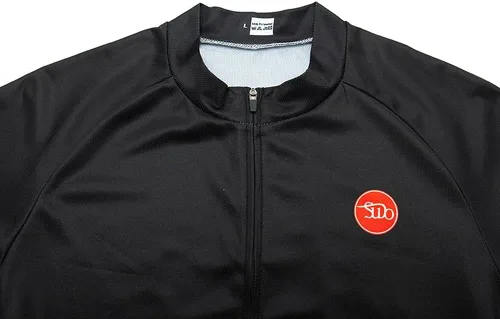 Vista 4 de Conjunto de camiseta de ciclismo para hombre, manga corta, transpirable, con relleno de gel 20D