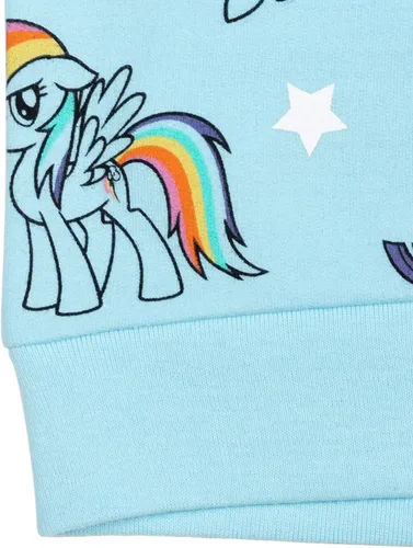 Vista 5 de My Little Pony Sudadera de rizo francés para niñas pequeñas y grandes