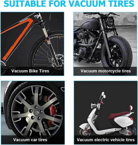 Vista 6 de 30 tapas de válvula de neumático, tapas de aire de plástico a prueba de polvo para neumáticos de automóvil, cubiertas herméticas de vástago