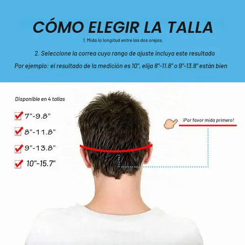Vista 6 de Paquete de 4 correas ajustables para lentes